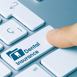 Pressing “Dental Insurance” key on keyboard
